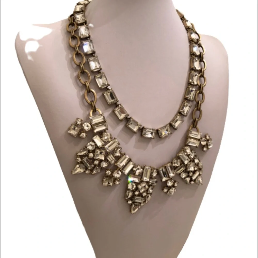 J. Crew Art Deco Statement Necklace - Picture 4 of 5